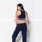 Guangzhou OEM 95% cotton 5% spandex gym sex girls running custom crop top