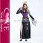 Girls Halloween Immortal Bride Sexy Purple Vampire Costume