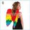 Adult Party Costume Rainbow Colors Large Feather Angel Wings HPC-0854