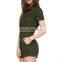 Europe America style casual army green color wear women smart casual wear