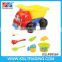 Hot selling summer plastic beach toy truck set for kids