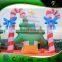 6m Height Christmas Inflatable Candy Cane And Inflatable Tree / Customize Giant Christmas Inflatables