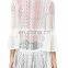 Beautiful All Over Lace Frill Hem Cover Up for women
