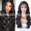180% density middle part Pre Plucked human hair lace front wig