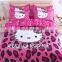 ready goods environmental protection king size baby 3d cat print kids sheets bedding set