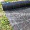 black woven fabric weed barrier/block/control mat for flower plastic pp ground cover cloth