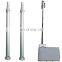 3m to 4m height telescopic mast for dome magnetic camera