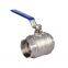 Stainless Steel Ball Valve Seat Nbr / Hypalon Os And Y Valve Medium Oils & Alkalis