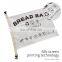 Wholesale Cotton bread bag reusable Zero waste Breathable Linen Bread Storage Bag