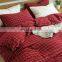 Japanese Style tartan design luxury Cotton Home bed sheets bed sheet bedding set