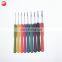 Factory Direct Sale TPR Aluminum Colorful Knitting Needles Hook Crochet Needle
