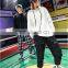Unisex OEM Logo Wholesale cotton terry pain oversized no pocket bell sleeve loose fit hoodies