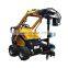 Skid steer earth auger drilling machine