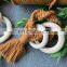 Crochet Macrame Teethers With Wooden Teether Ring Baby Sensory Toy