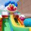 Colorful Commercial Inflatable Clown Slide Bouncer For Sale