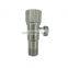 Bathroom Toilet SUS304 SUS201 Steel Angle Valve