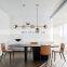 Glass ball coffee shop lighting pendant hanging chandeliers hotel led pendant lights