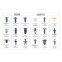 415Pcs Boxed Corrosion-Resistant Plastic Car Clamp Push Type Fasteners