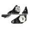 2 Pairs Black Halogen Car Headlight Repair Brackets + Clips For BMW E60 E61 5 Series 2003-2010