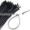 High Quality white black self-locking plastic nylon cable tie