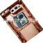 Copper painting electronic plastic enclosure part custom cnc/Custom electronic plastic enclosure part with copper coating
