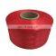 150D/48F polyester filament yarn twisting yarn red dope dyed fdy