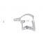 High Quality Truck Body Parts Chrome ABS Front Corner Lamp Cover For Isuzu 600P