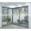 Waterproof glass sliding bathroom slim aluminum corner door prices