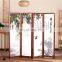 4 Panel wood room divider screen