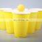 customized private logo christmas drink kids plastic safe beer pong glass dessert red paper cups party