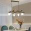 Nordic LED Chandelier Resin Bird Pendant Light Simple Decor Hanging Lamp For Table Living Room Dinner Room Decoration