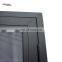 Black aluminum screen doors for home