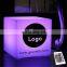 40cm Outdoor Garden Plastic led Light Bar Stool furniture cube chair seat sets for Home, Party, Event with Remote Controller