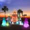 atmosphere led outdoor decoration light waterproof light up Christmas ornaments Hot selling RGB Color Changing light