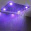 LED shower set stainless steel sanitary shower system four function chromotherapy showerhead