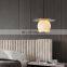 interior decorative dining room bedroom modern alabaster chandelier fancy lights for home