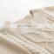 New Design 100% Pure Cashmere Pullover Round-Neck Solid Color Sweater Plus Size Casual Winter Wear with Front Logo