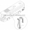 HJEH 14-011 bus emergency safety hammer tools for Chinese Bus