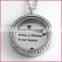 Wholesale&Retail 316L Stainless Steel Floating Locket Plates 22mm Size