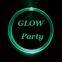 Christmas Party Decoration LED Flashing Pin Custom Glow LED Badge
