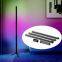 LED Corner RGB Floor Lamp Nordic Decoration Home for Living Room Night Lights Remote Control Dimming Standing Connect Lamps