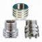 brass threaded inserts blind Fittings for plastic