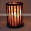 Himalayan Natural Rock Salt Lamp with Wood Art