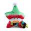 Star Shaped Christmas Plush Pet Toys with Squeaker Inside /Soft Pet Toys of Christmas Theme