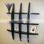wooden interlocked floating wall shelves