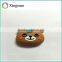 Silicone rubber animal bear head shape fridge magnet
