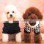 Gentle black houndstooth pattern xxx small dog clothes made in china