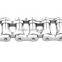 High polished 316L stainless steel jewelry fashion men bike chain bracelet