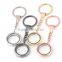 Mix styles key ring lockets alloy locket keychain metal keychain