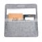 wool felt sleeve case for iPad Pro 12.9 inch 2015,with card slot and document pouch